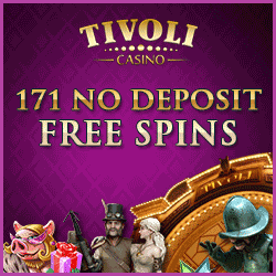 171 Free spins no deposit TivoliCasino