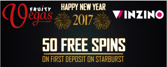 Get 50 Free Spins at Fruity Vegas or Winzino
