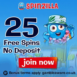 No deposit 25 spins