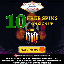 Jackpot Paradise 10 no deposit free spins + 75