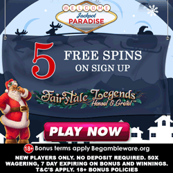 5 no deposit free spins + 10 + 25 free spins on 1st and 2nd deposit
