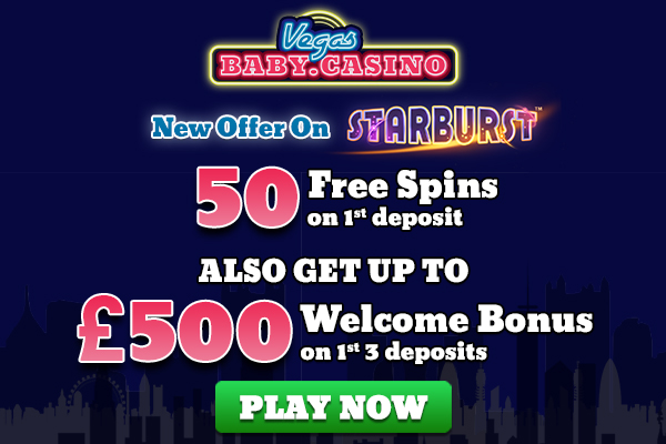 New Vegas Baby Casino welcome bonus