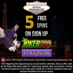 Spin your luck at Jackpot Paradise